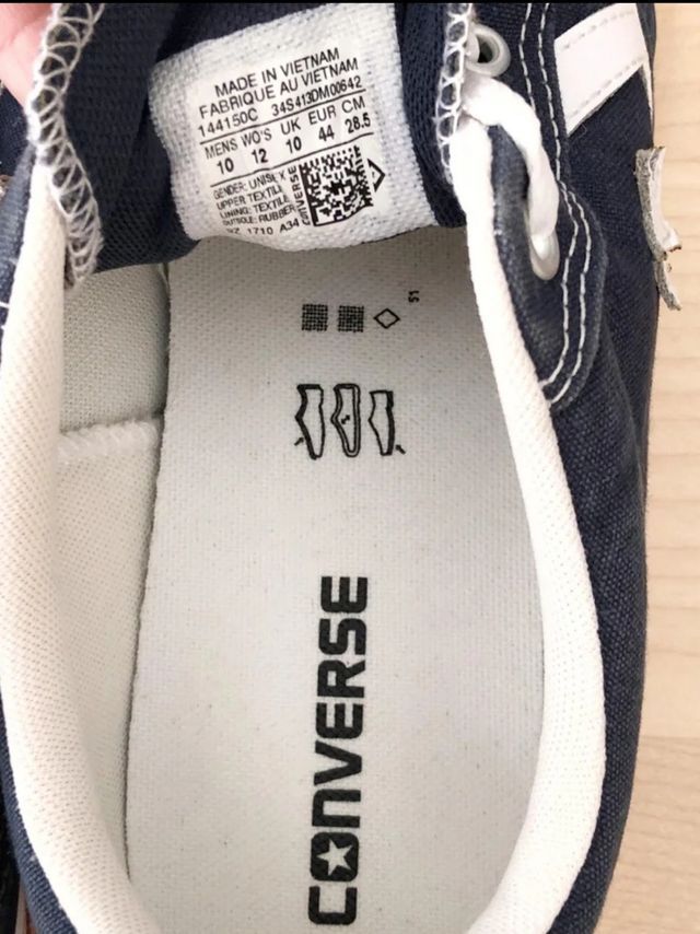 Zapatillas Converse All Star Azul/Blanco