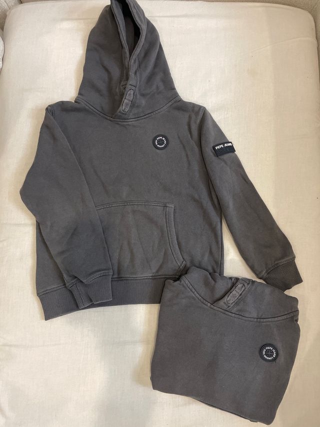 Lote 2 sudaderas Pepe Jeans grises