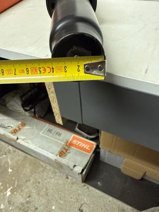 Bombín de gas telescópico