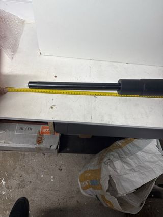 Bombín de gas telescópico