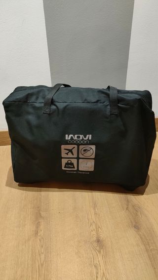 Mini cuna de viaje con colchón y mosquitera !