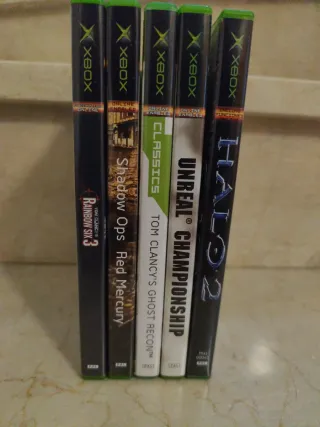 Lote 5 Juegos Xbox Clásicos