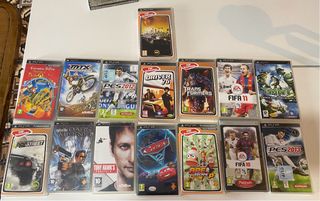 Lote Juegos PSP: FIFA, PES, Cars, TMNT y más