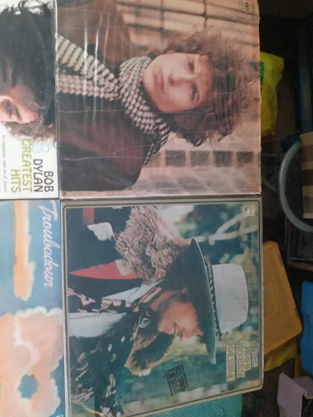 Lote 7 Vinilos LP Bob Dylan, J.J. Cale, Queen Sama