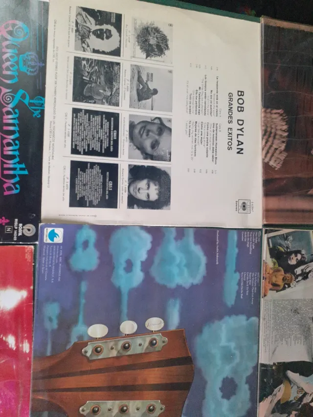 Lote 7 Vinilos LP Bob Dylan, J.J. Cale, Queen Sama