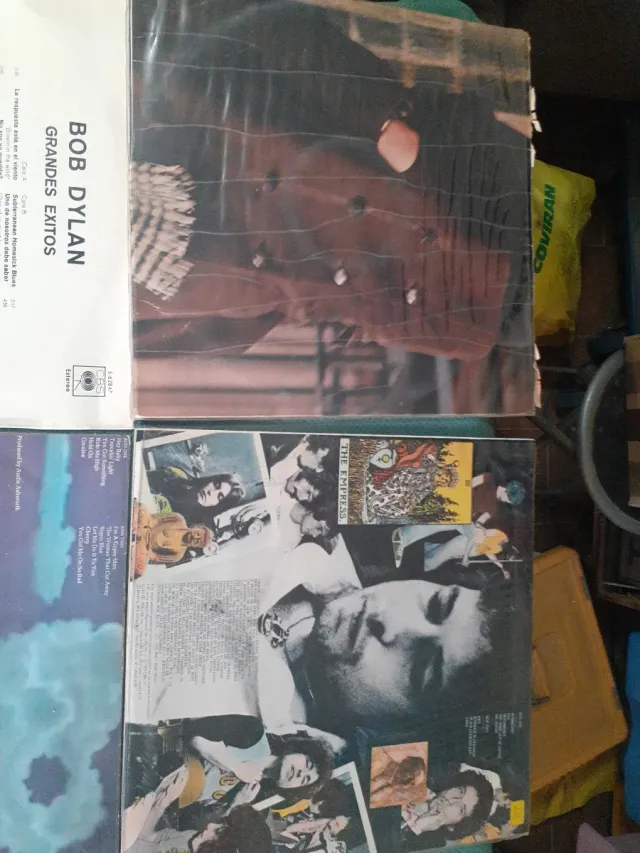 Lote 7 Vinilos LP Bob Dylan, J.J. Cale, Queen Sama