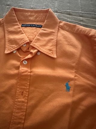 Camicia Polo Ralph Lauren Arancio Uomo