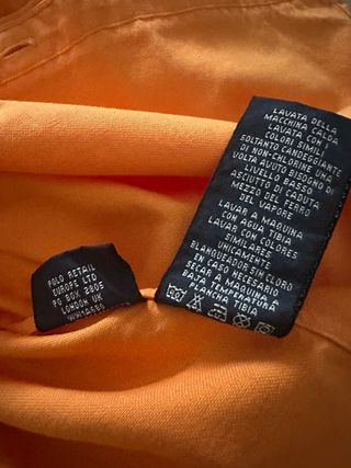 Camicia Polo Ralph Lauren Arancio Uomo