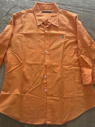 Camicia Polo Ralph Lauren Arancio Uomo