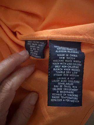 Camicia Polo Ralph Lauren Arancio Uomo