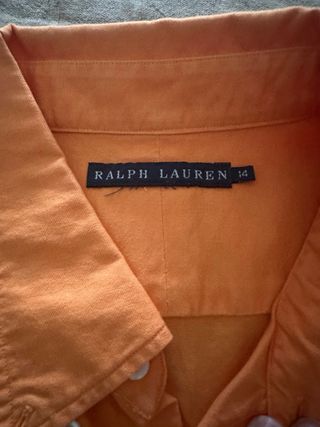 Camicia Polo Ralph Lauren Arancio Uomo
