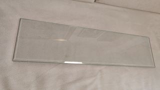 Mensole in vetro con angoli molati