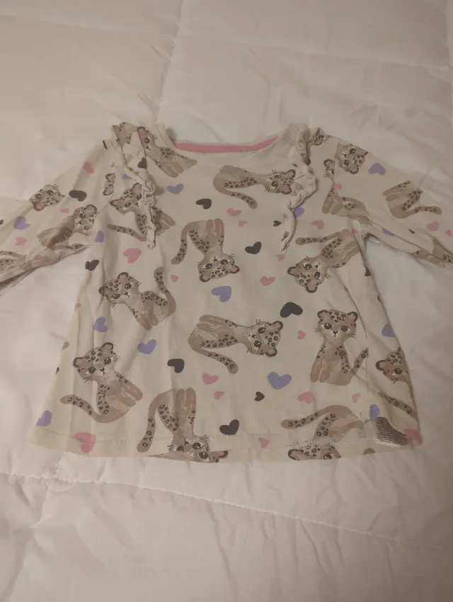 Camiseta niña 5-6 años manga larga