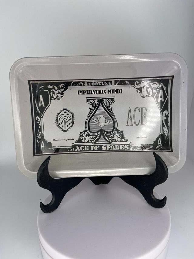 Bandeja metálica As de Picas