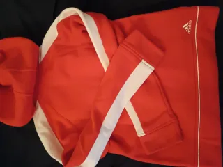 Chaqueta Adidas Roja y Blanca