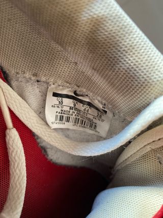 Tenis Nike Cortez Blancos y Rojos