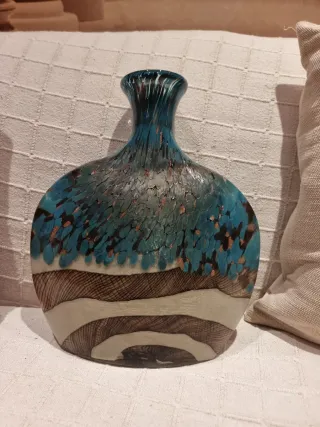 Vaso Ceramica Dialma Brown Blu/Marrone