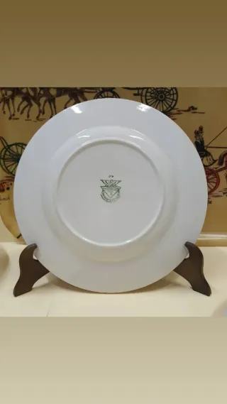 Set 6 piatti piani floreali RG Laveno