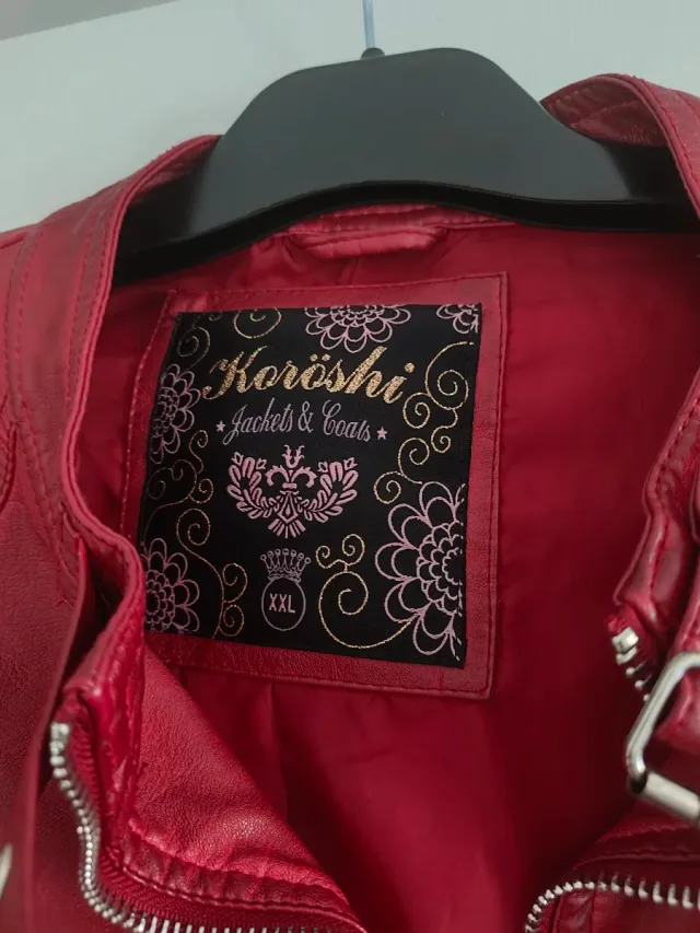 Chaqueta roja mujer (Talla XXL)