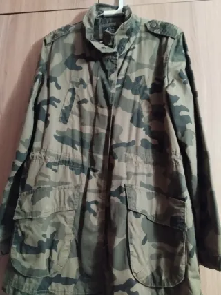 Parka Camuflaje Verde Militar