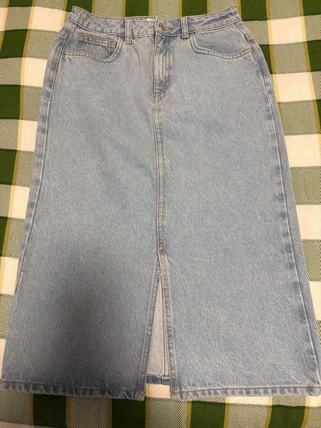 Falda vaquera larga niña