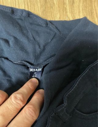 Pantalones vaqueros premamá azules