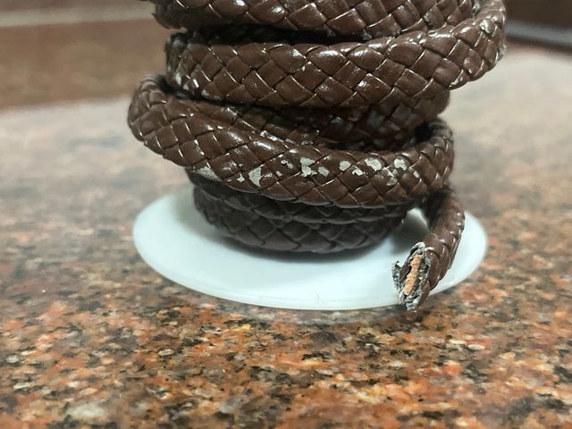 Cordón trenzado sintético 10x6mm