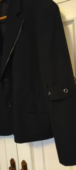 Chaqueta de vestir negra