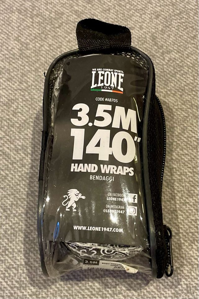 Guantes Boxeo Leone Mujer M-10 Oz Azul/Negro