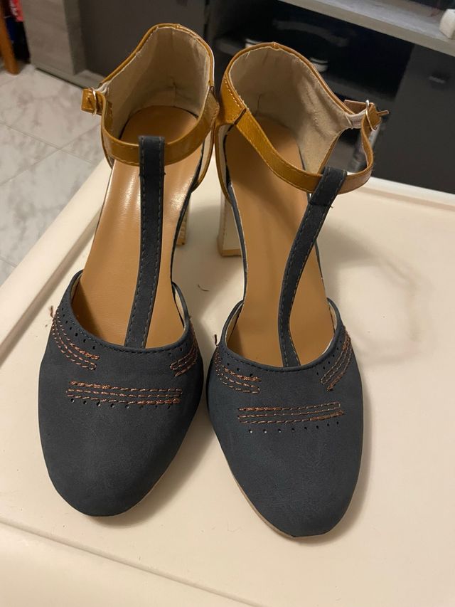 Sandalias T-Strap Mujer Talla 40