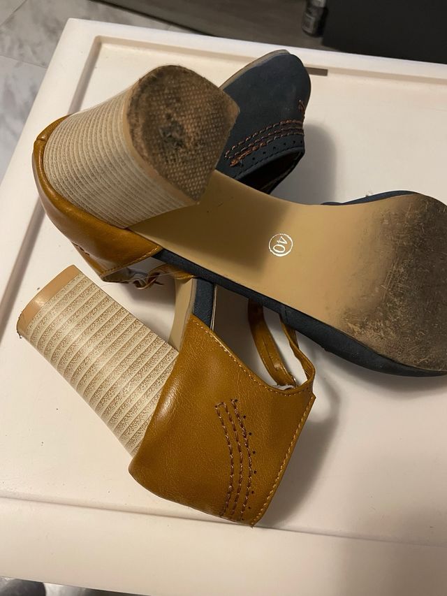 Sandalias T-Strap Mujer Talla 40