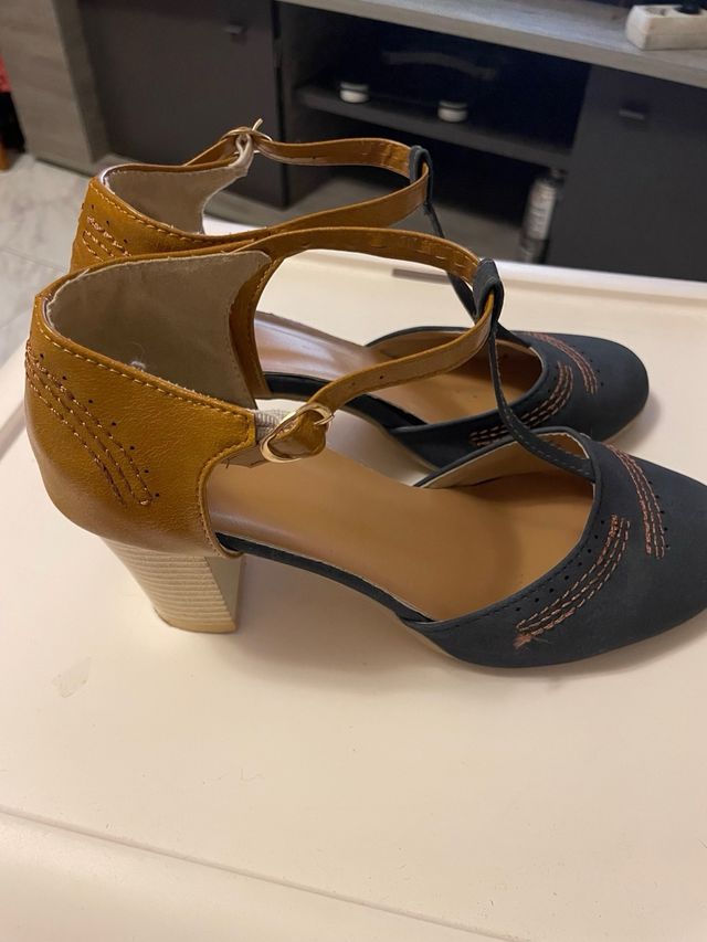 Sandalias T-Strap Mujer Talla 40