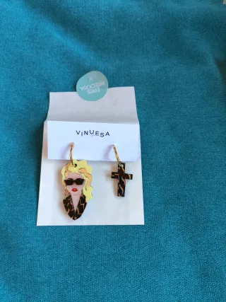 Pendientes" Vinuesa" Sin usar