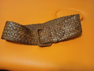 Cinturón trenzado mujer