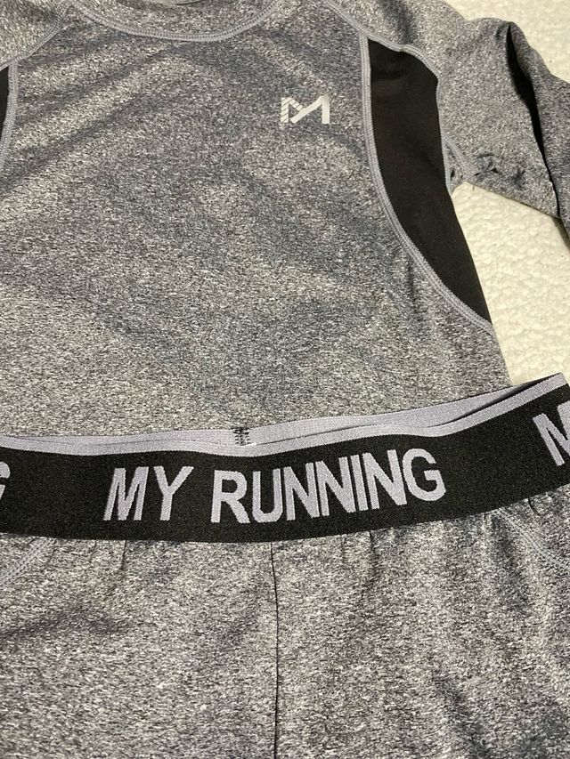 Conjunto deportivo niño gris M Running
