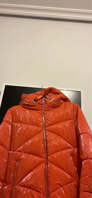 Plumas naranja brillante