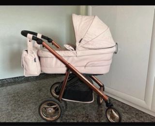 Carro Bebecar Rosa y Cobre