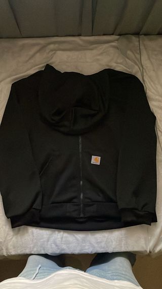 Sudadera Carhartt Negra con Cremallera