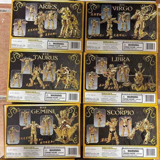 Lote 12 Caballeros del Zodiaco Saint Seiya
