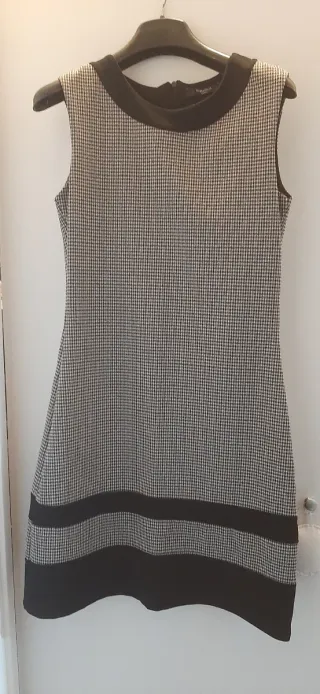 Mango Vestito Smanicato Donna Taglia S