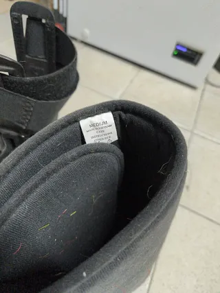 Bota ortopédica escayola negra