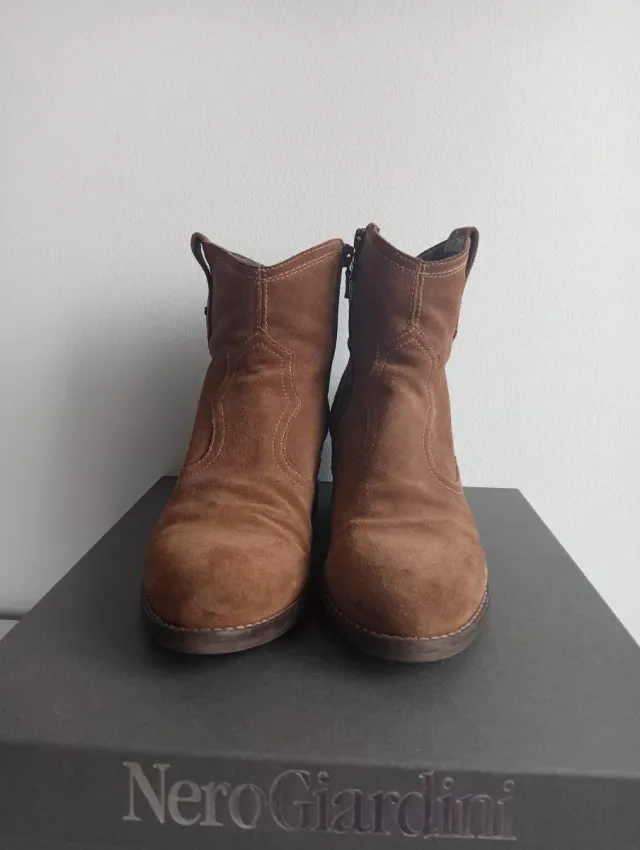 Botas Nero Giardini ante camel talla 38