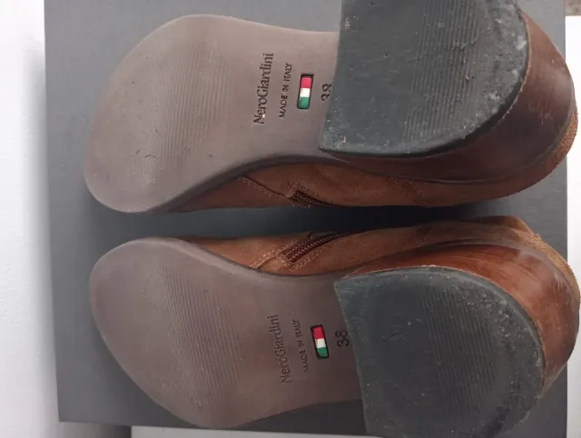 Botas Nero Giardini ante camel talla 38