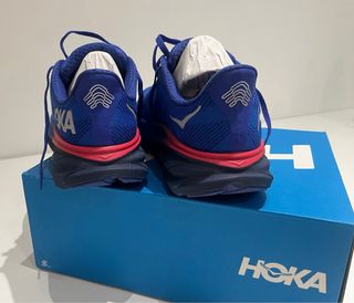 Zapatillas Hoka Clifton 9 GTX Mujer Azul/Fucsia