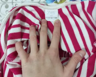 Mono largo Zara tirantes rayas 11-12 años