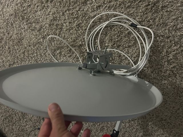 Antena Parabólica Gris