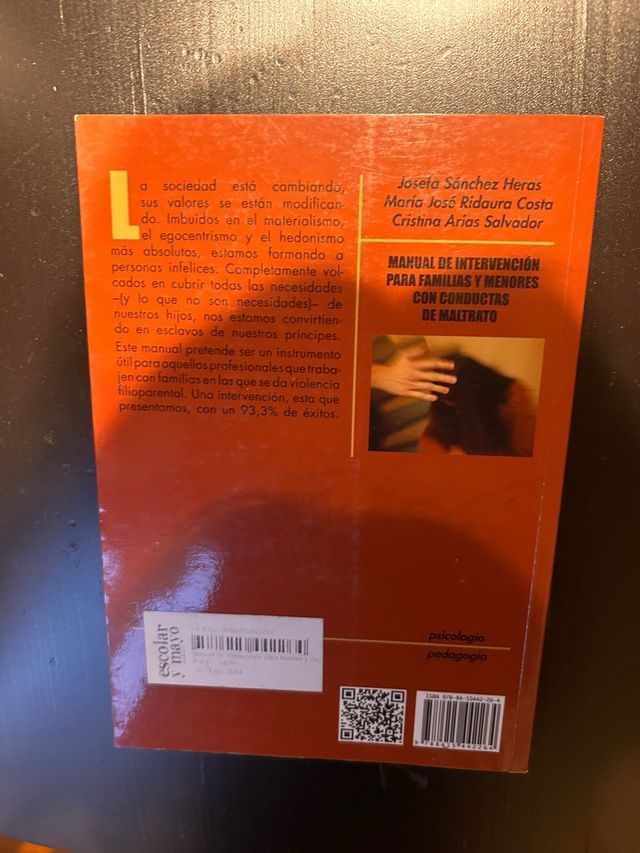 Manual de intervención para familias y menores ...