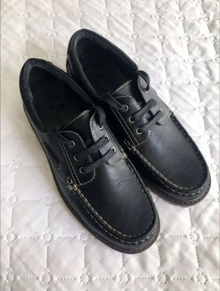 Zapatos náuticos negros