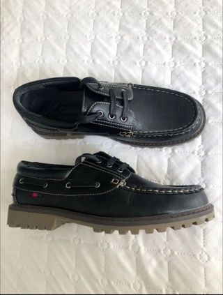 Zapatos náuticos negros
