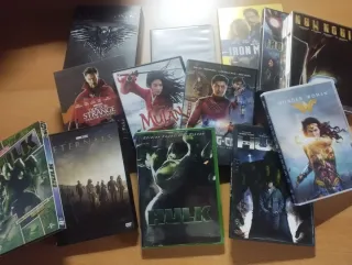 13 Películas DVD Super héroes + 2 temporadas Serie
